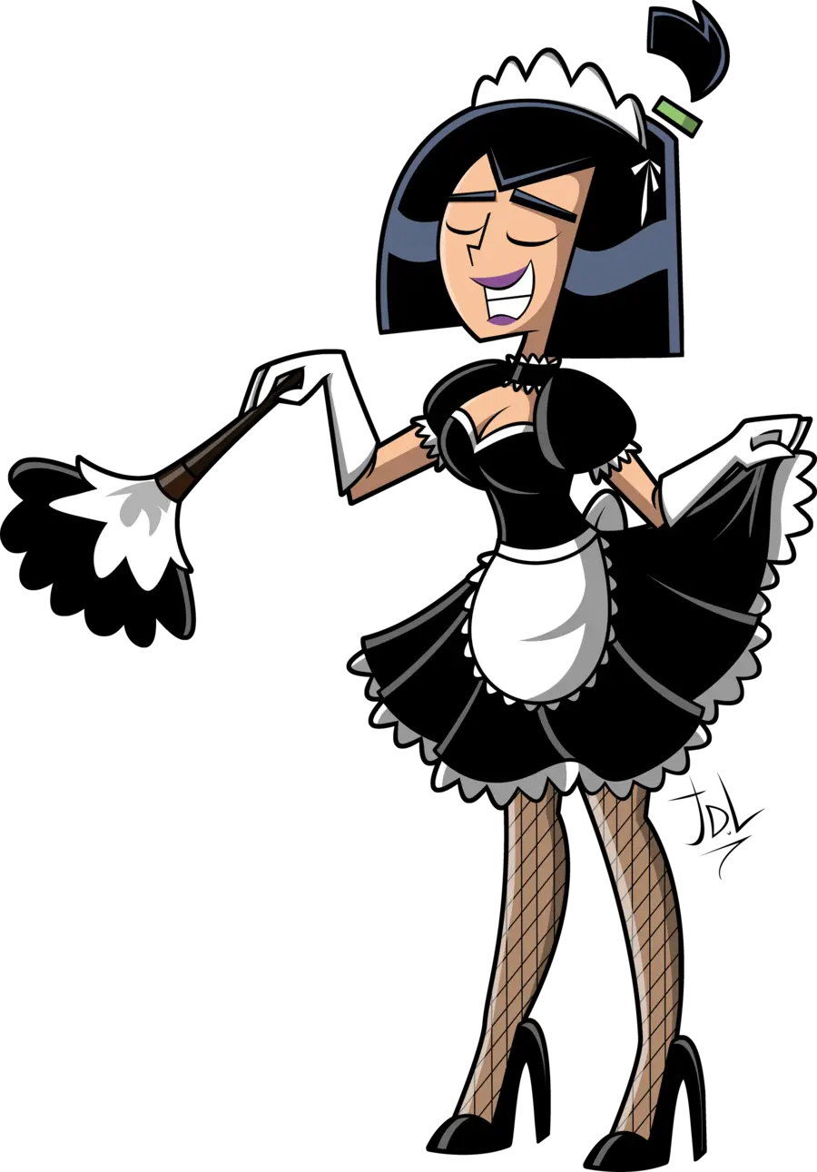 Cartoon Maid Character