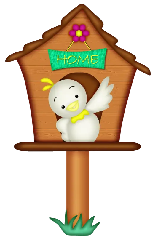 Cute Birdhouse with Bird