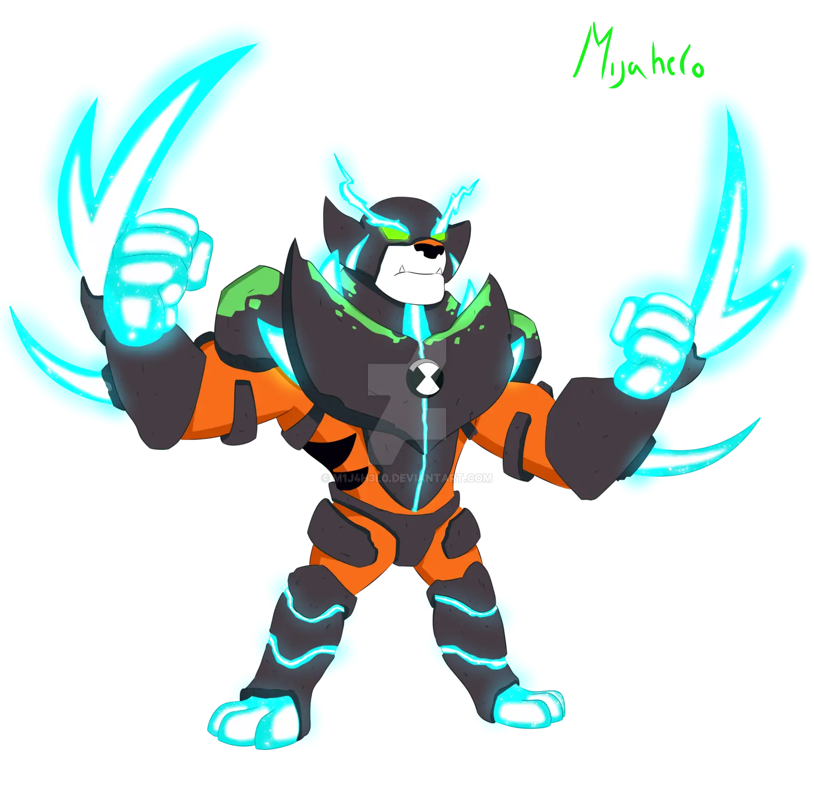 Robotic Superhero with Futuristic Design