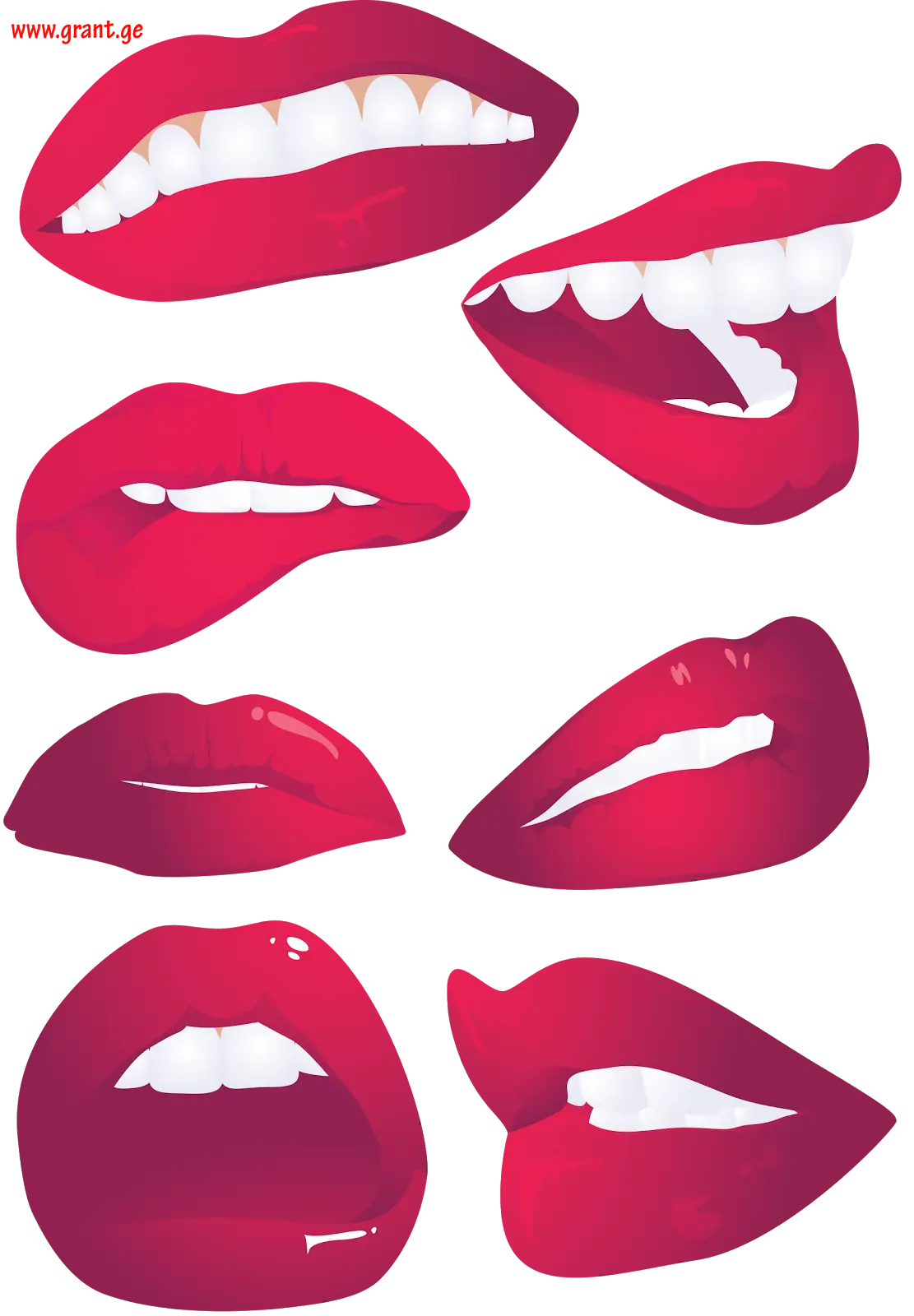 Red Lips Illustrations