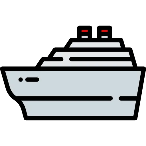 Modern Cruise Ship Illustration