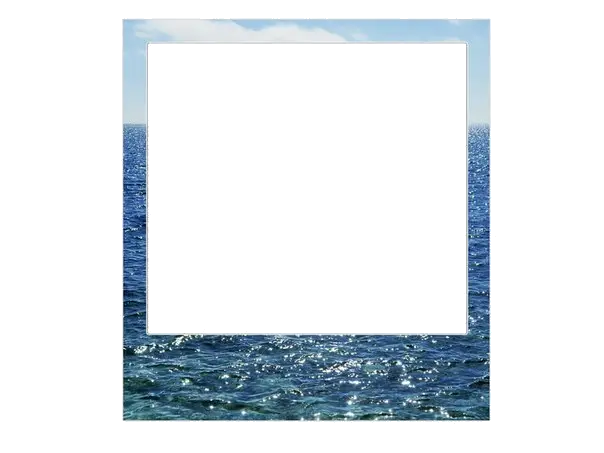 Ocean-Inspired Decorative Picture Frame