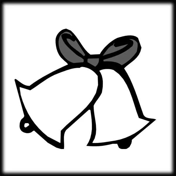 Wedding Bells Symbolizing Marriage