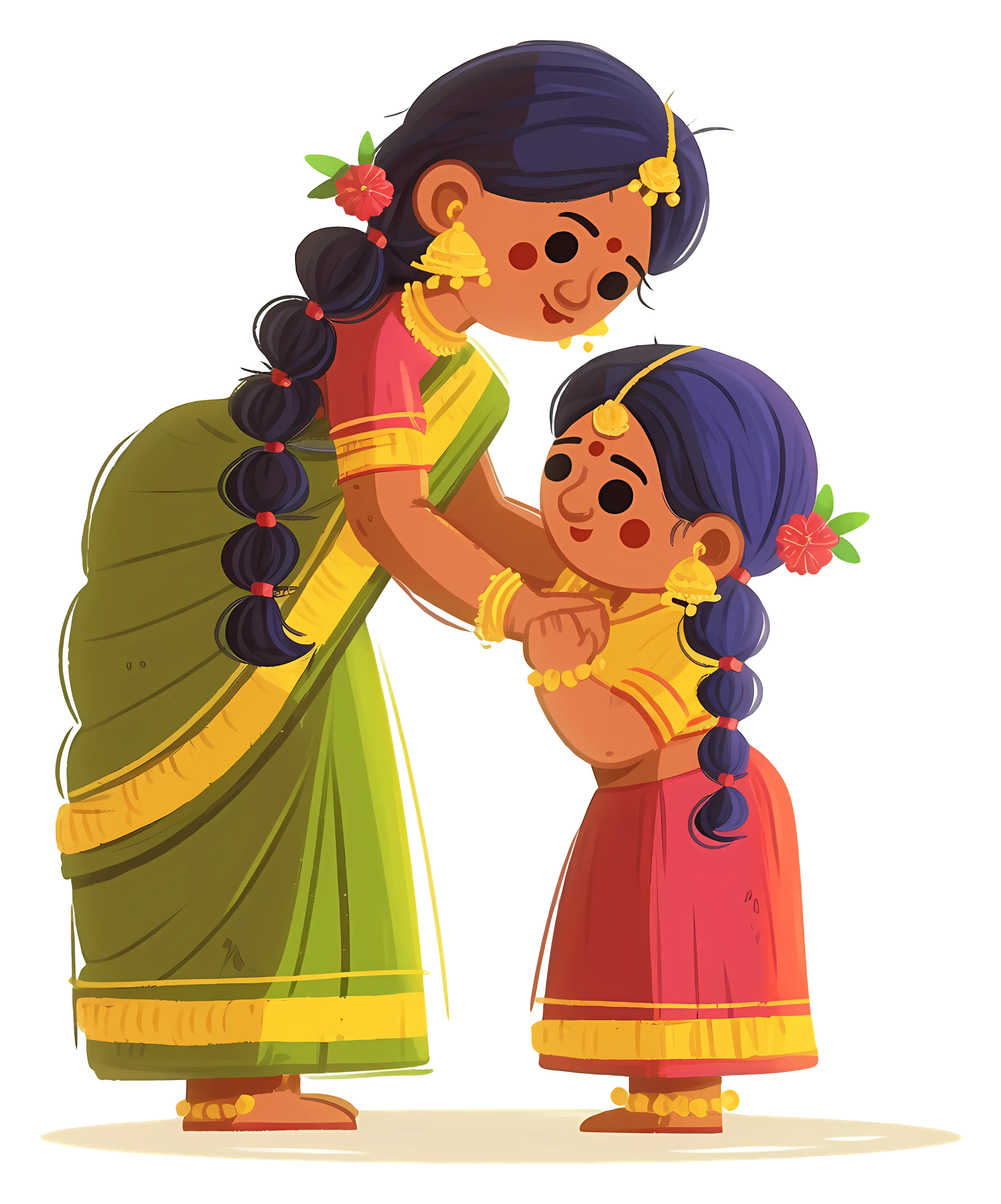 Mother Embracing Child