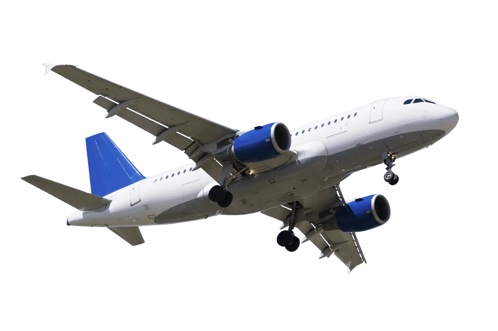 Passenger Airplane in Flight