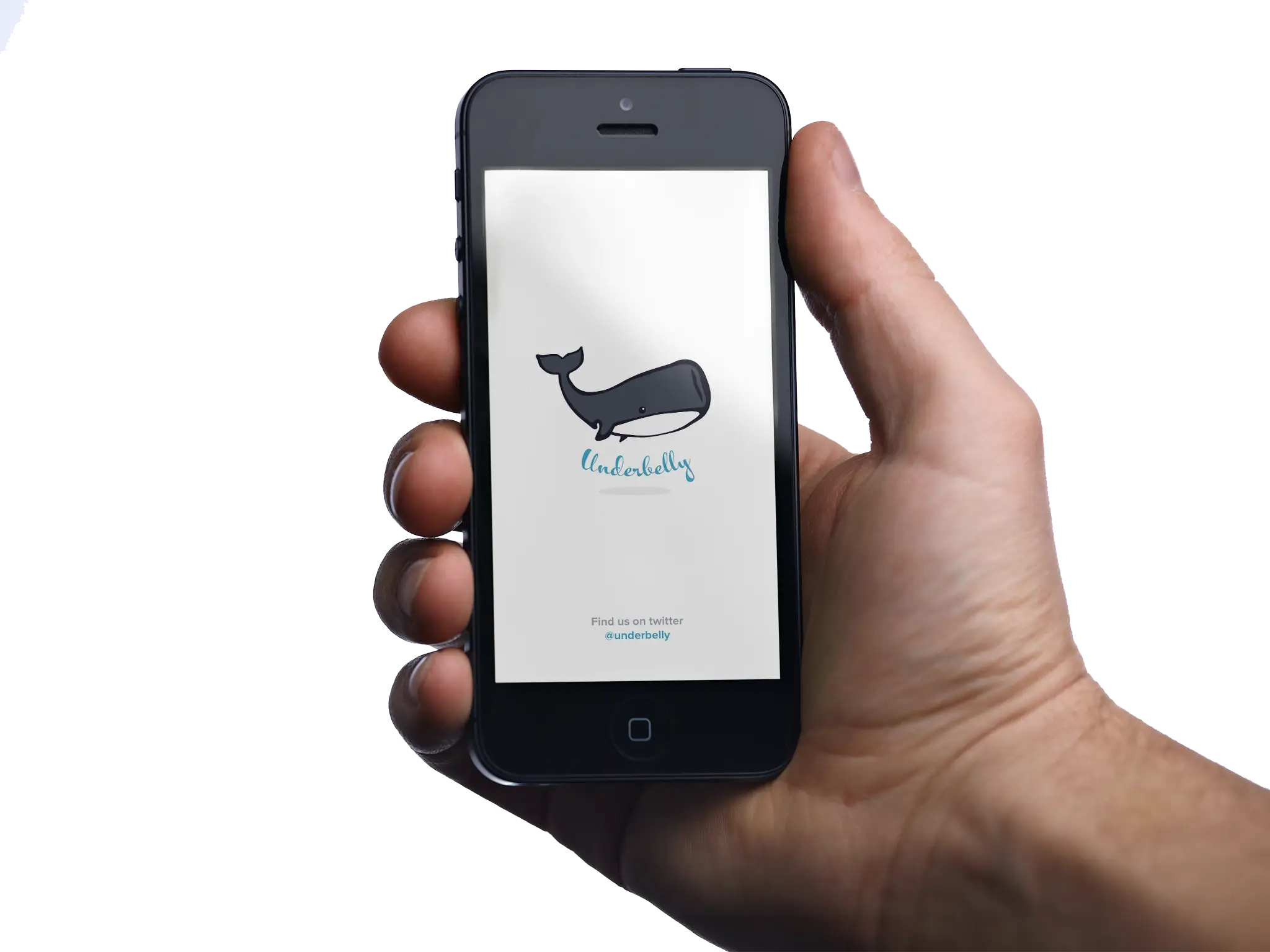 Hand Holding a Smartphone with an App