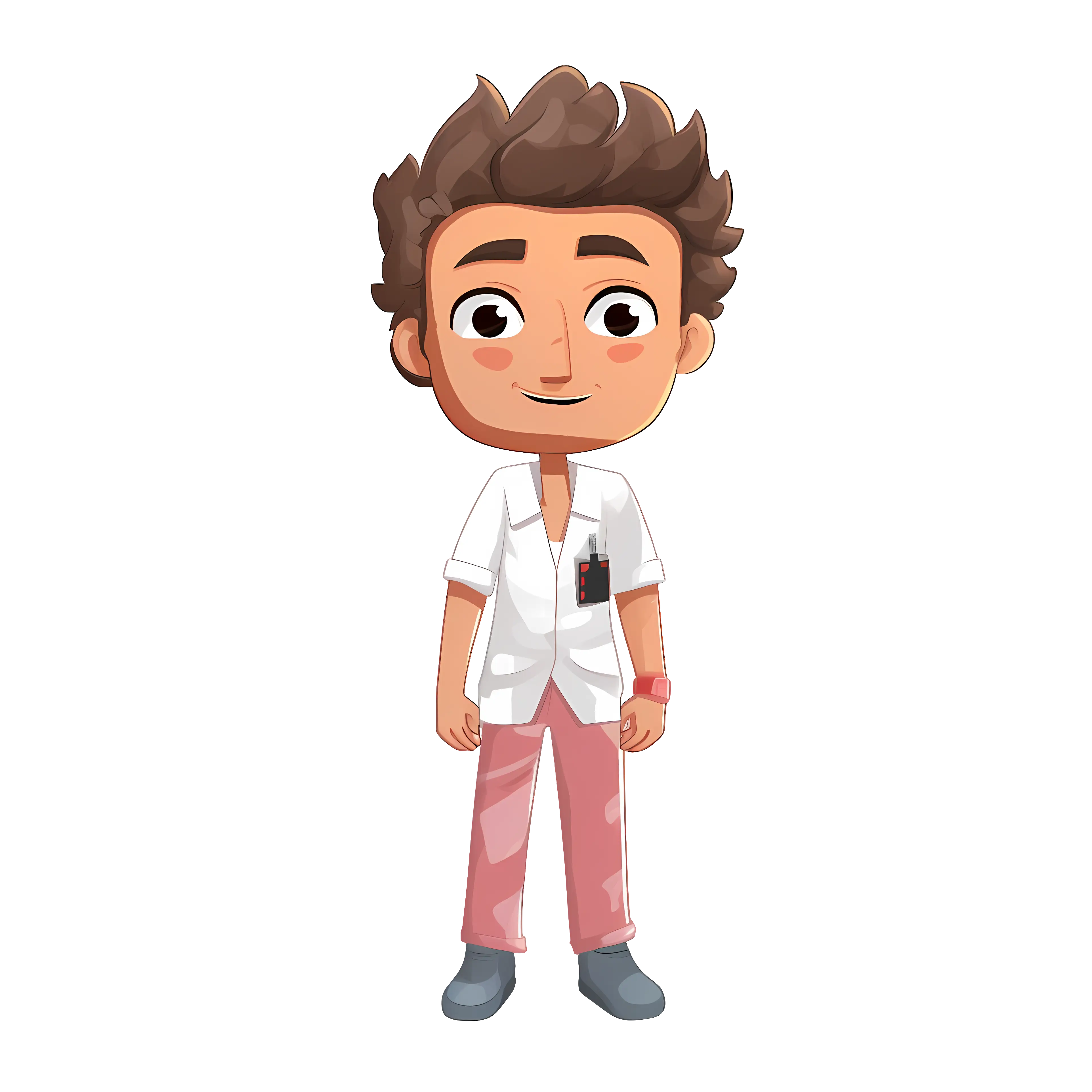 Cartoon Boy Character Illustration