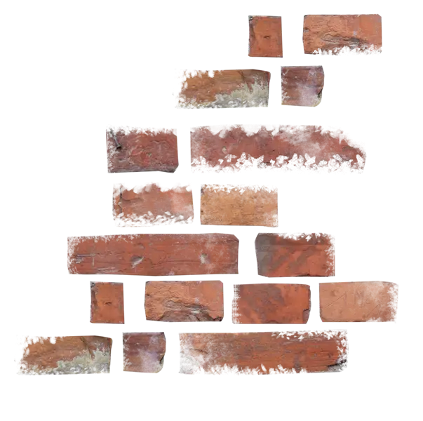 Scattered Rustic Bricks