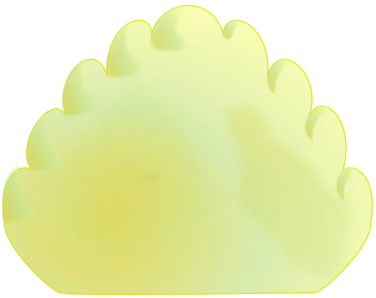 Yellow Bush with Rounded Leaves