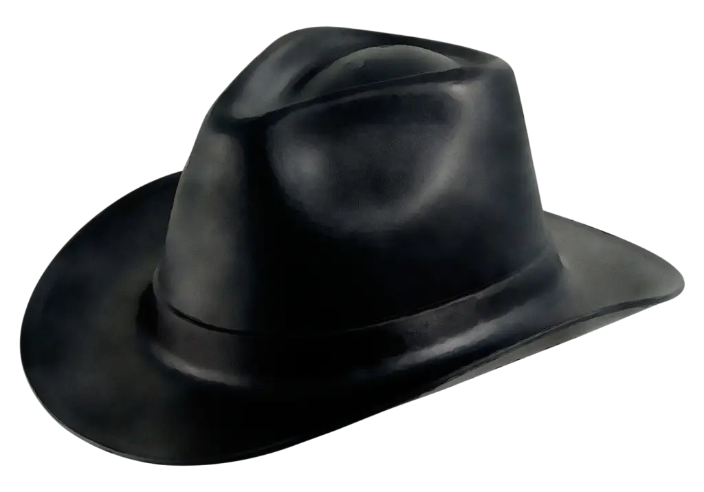Black Cowboy Hat Illustration