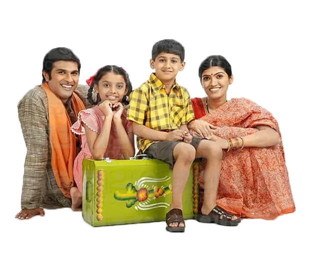 Happy Family Portrait