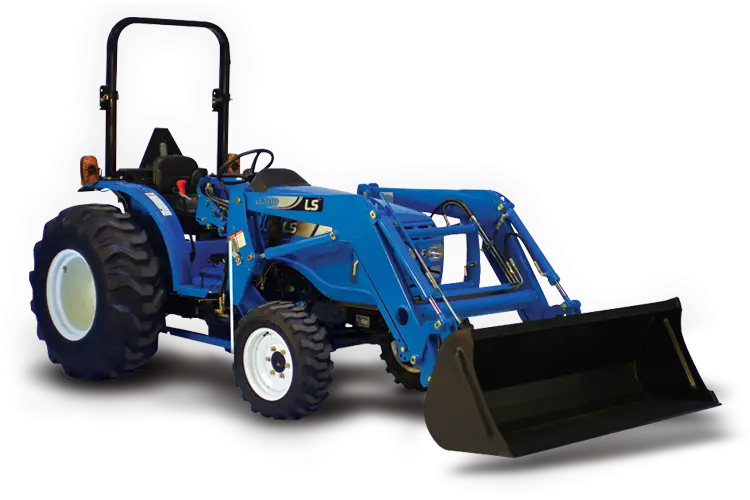 Blue Tractor Loader for Farming