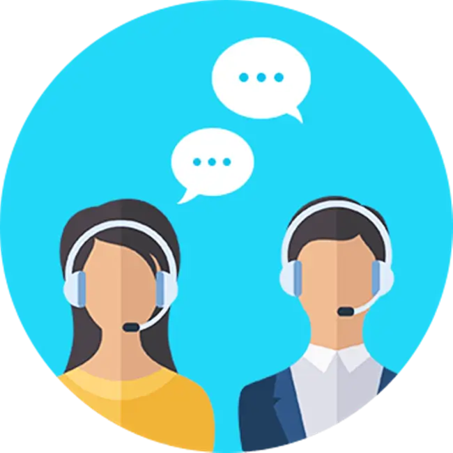 Customer Service Team Graphic Illustration