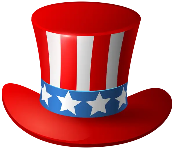 American Patriotic Hat Illustration