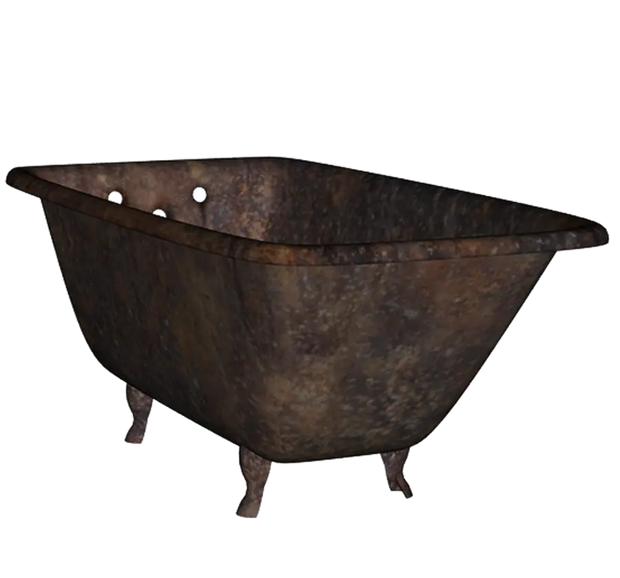 Old Rusty Bathtub
