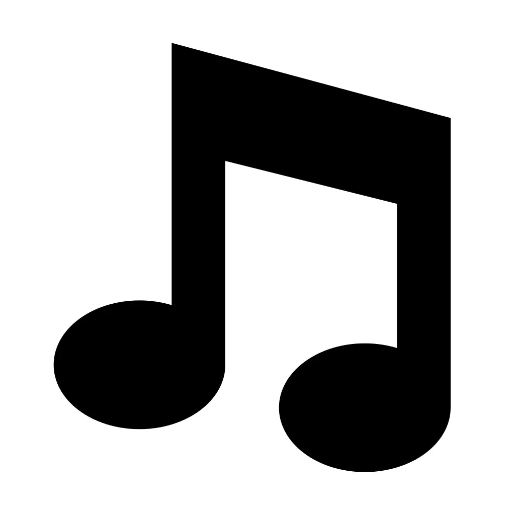 Black Musical Note Symbol