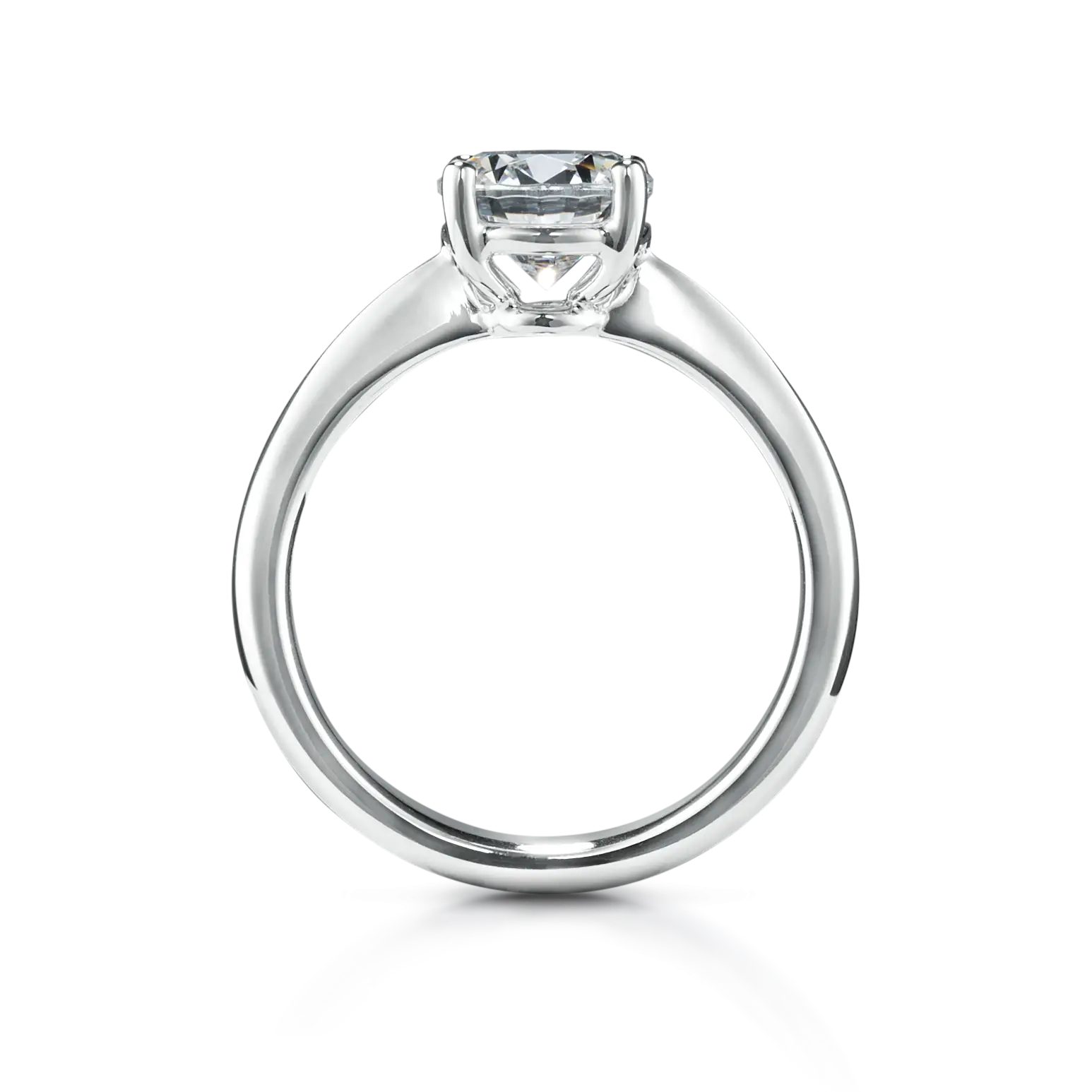 Silver Engagement Ring