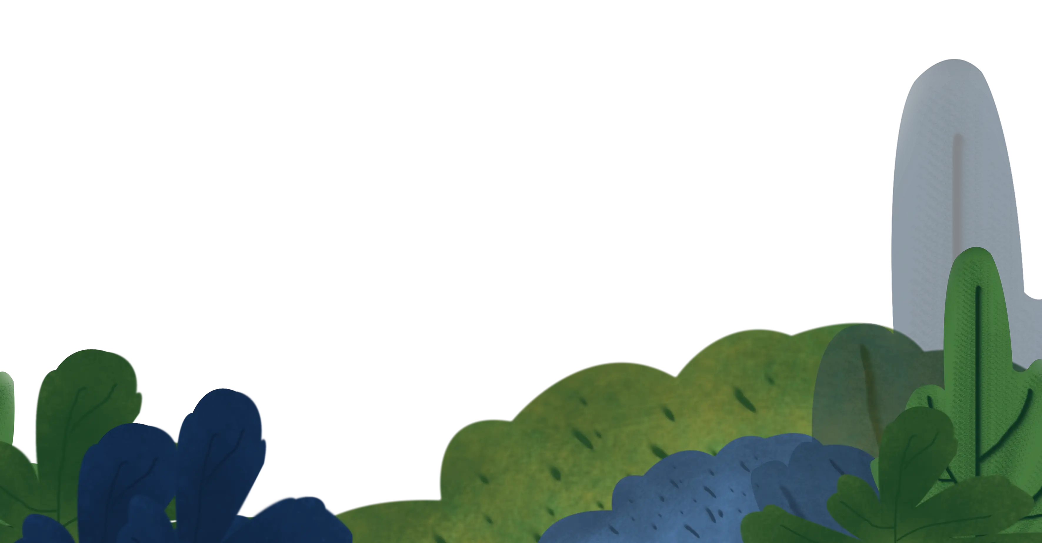 Nature Background with Plants