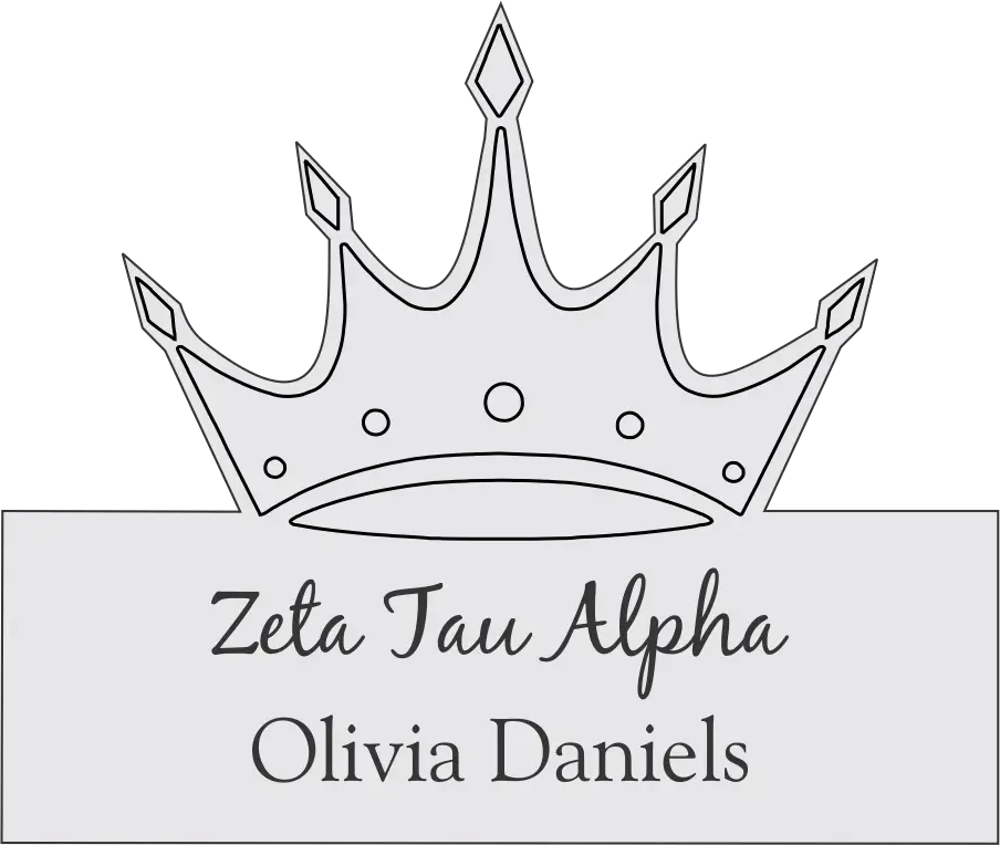 Zeta Tau Alpha Crown Logo