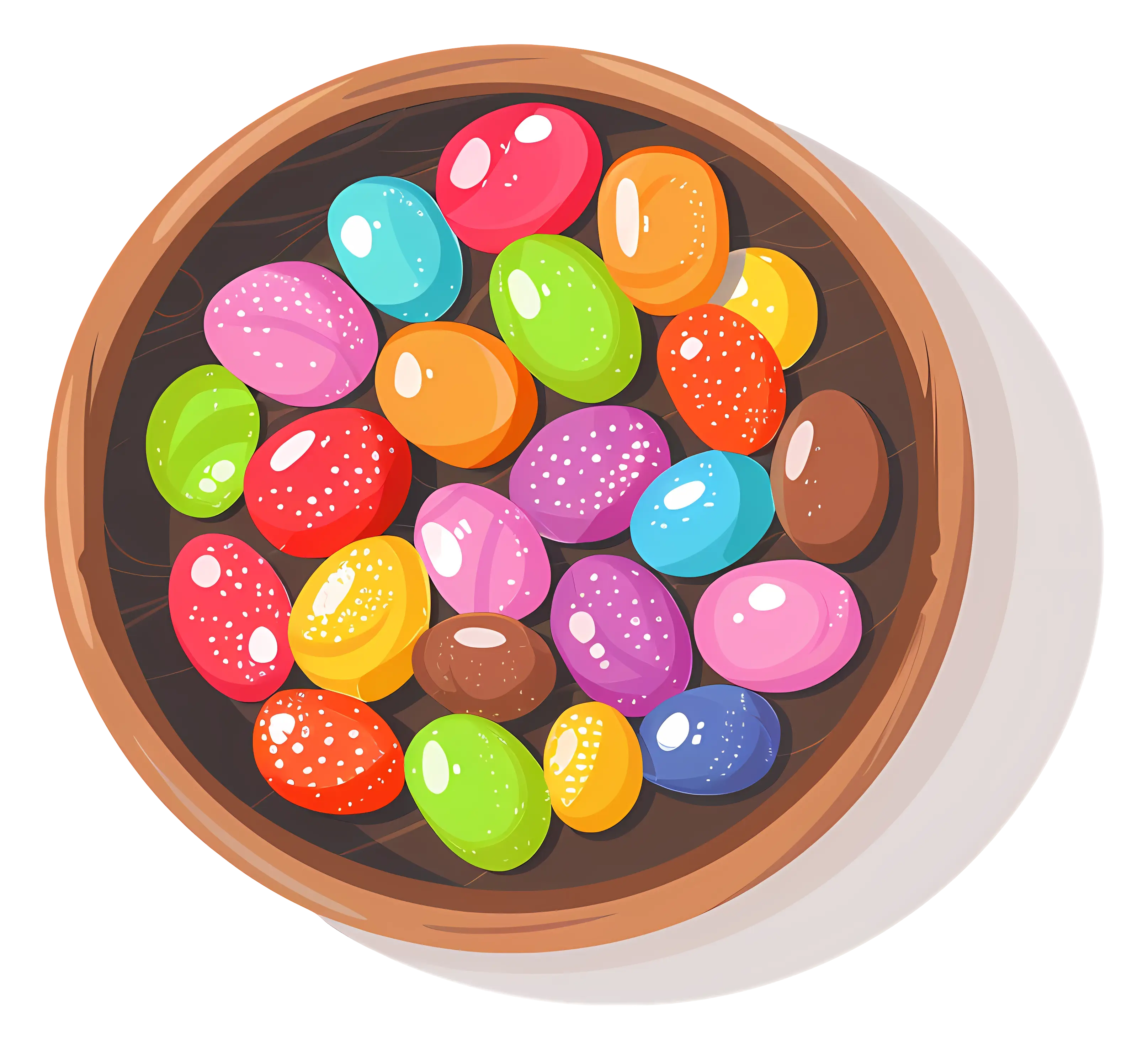 Bowl of Colorful Candies