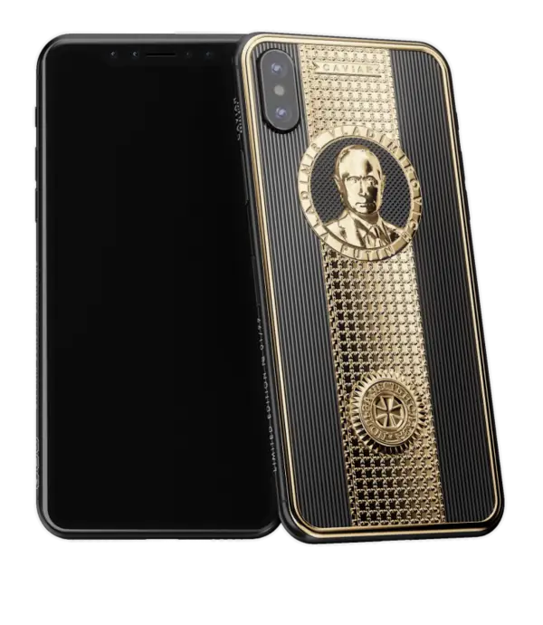 Luxury Black and Gold Smartphone