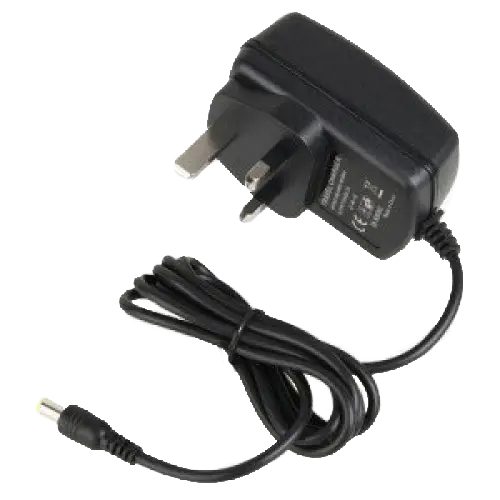 Black Plug-In Charger with Cable