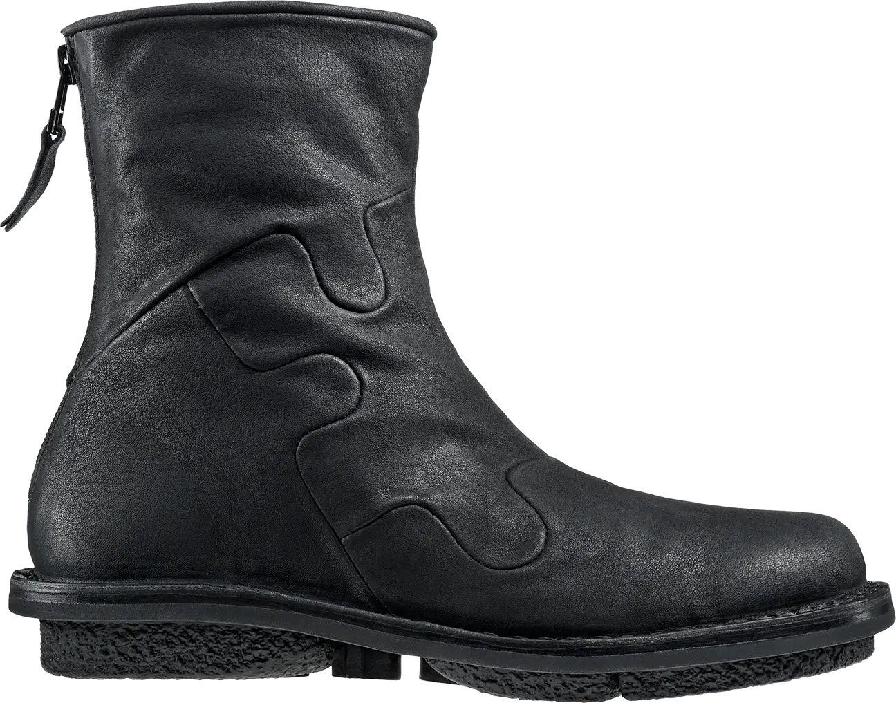 Black Leather Boot for Stylish Wear
