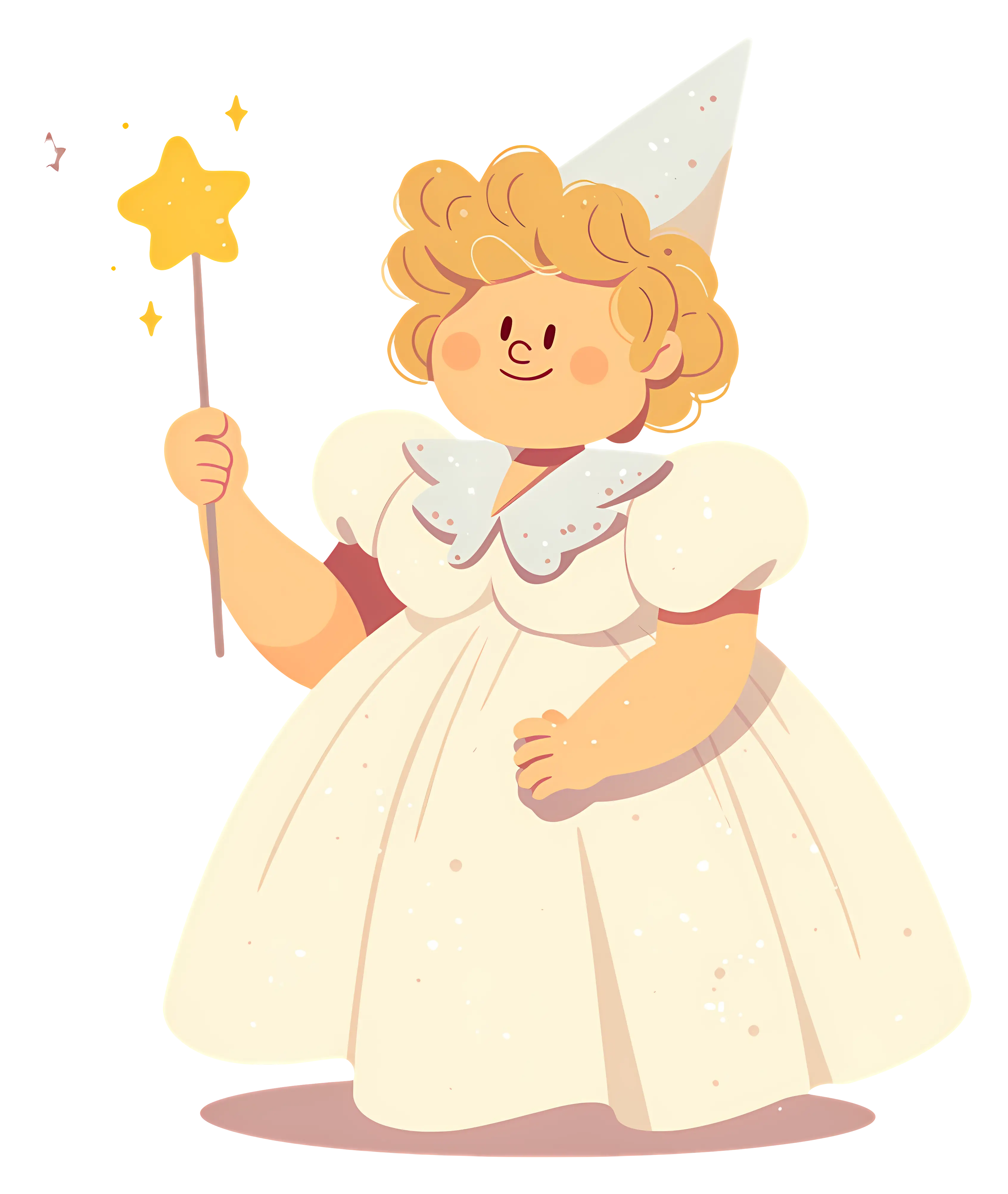 Fairy with Wand Cartoon
