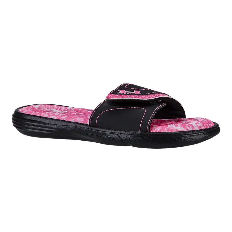 Black and Pink Comfortable Sandal