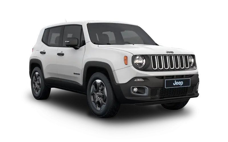 White Jeep Renegade Car