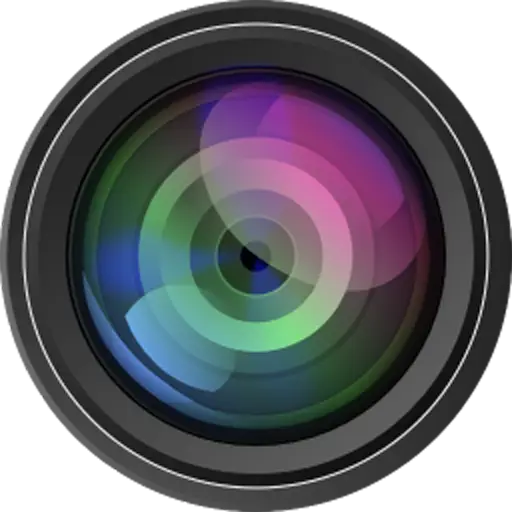Camera Lens with Colorful Reflections for Photography