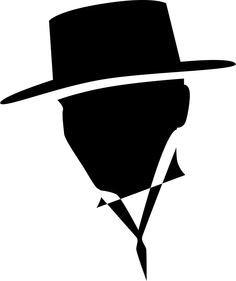 Silhouette with Hat