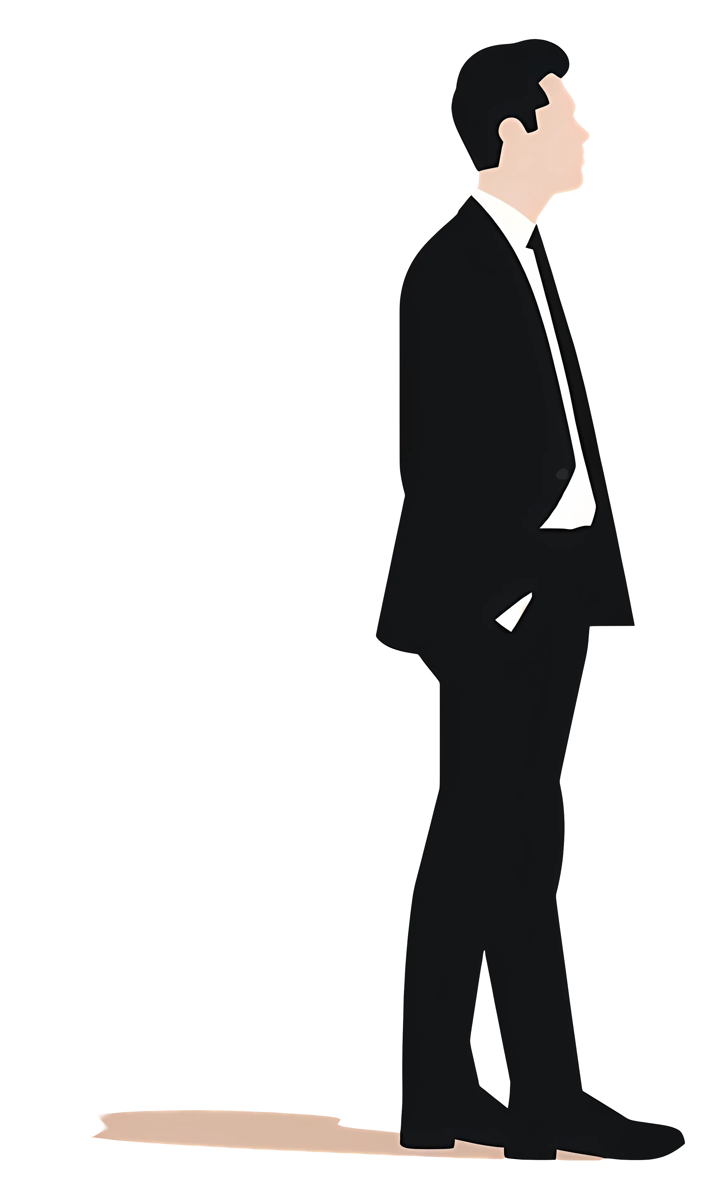 Man in a Suit Standing