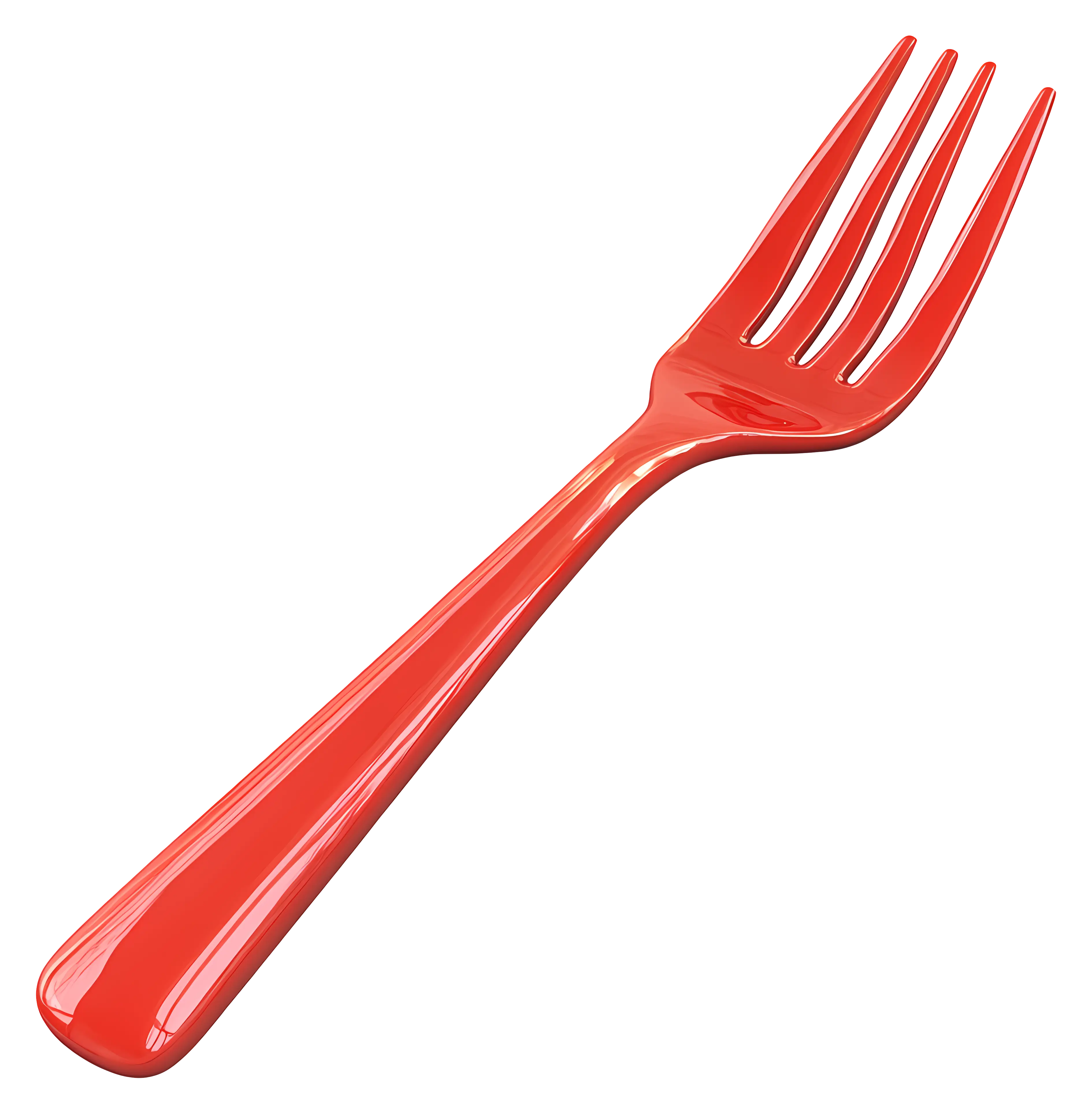 Red Shiny Fork