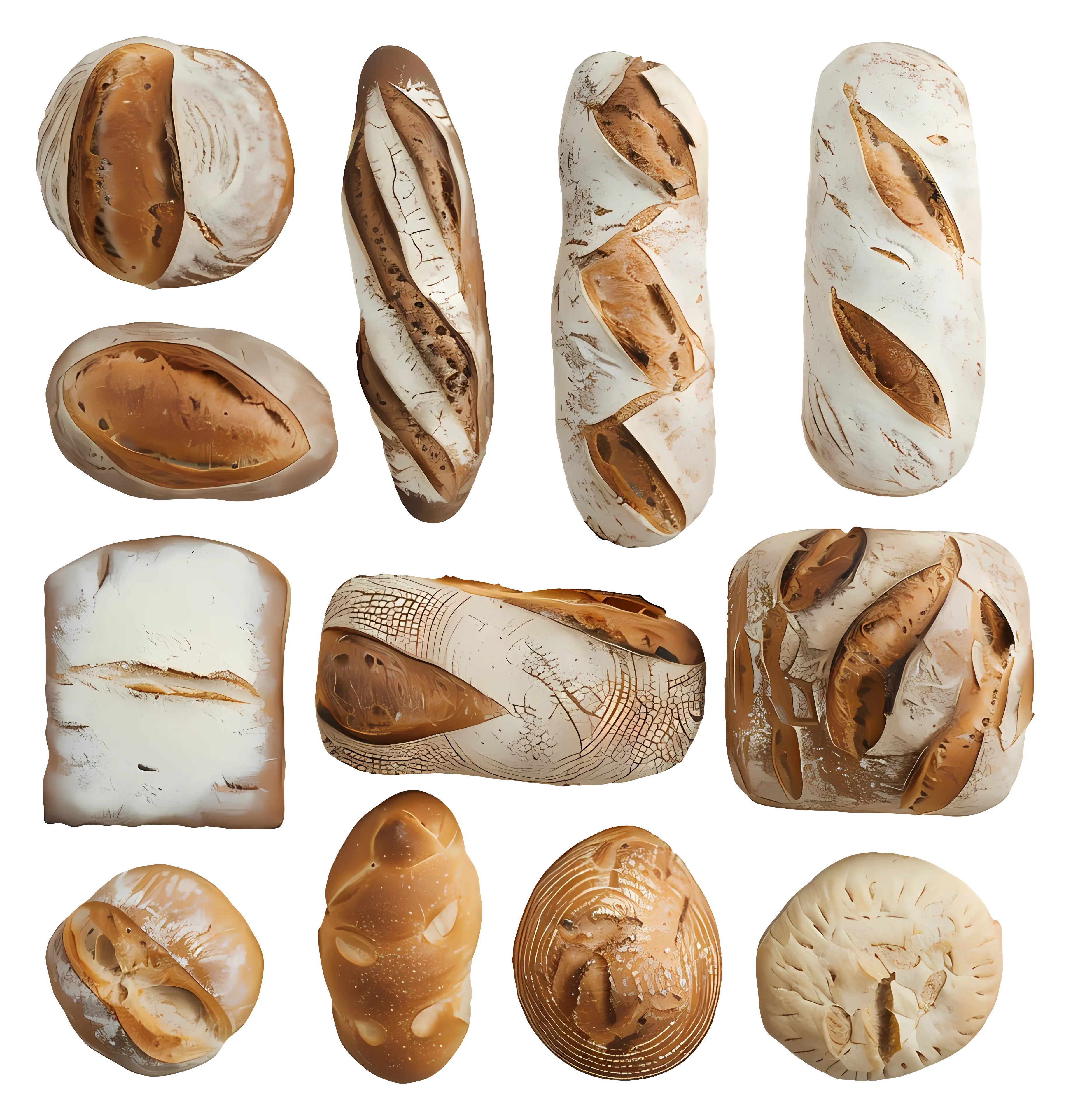 Rustic Assortment of Artisan Bread