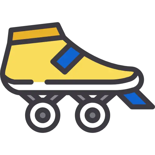 Yellow Roller Skate