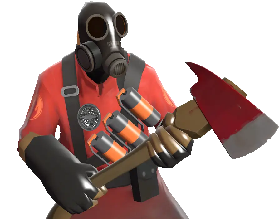 Cartoon Game Character with Axe