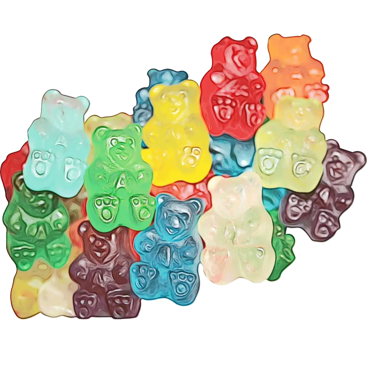 Colorful Gummy Bears for Sweet Treats