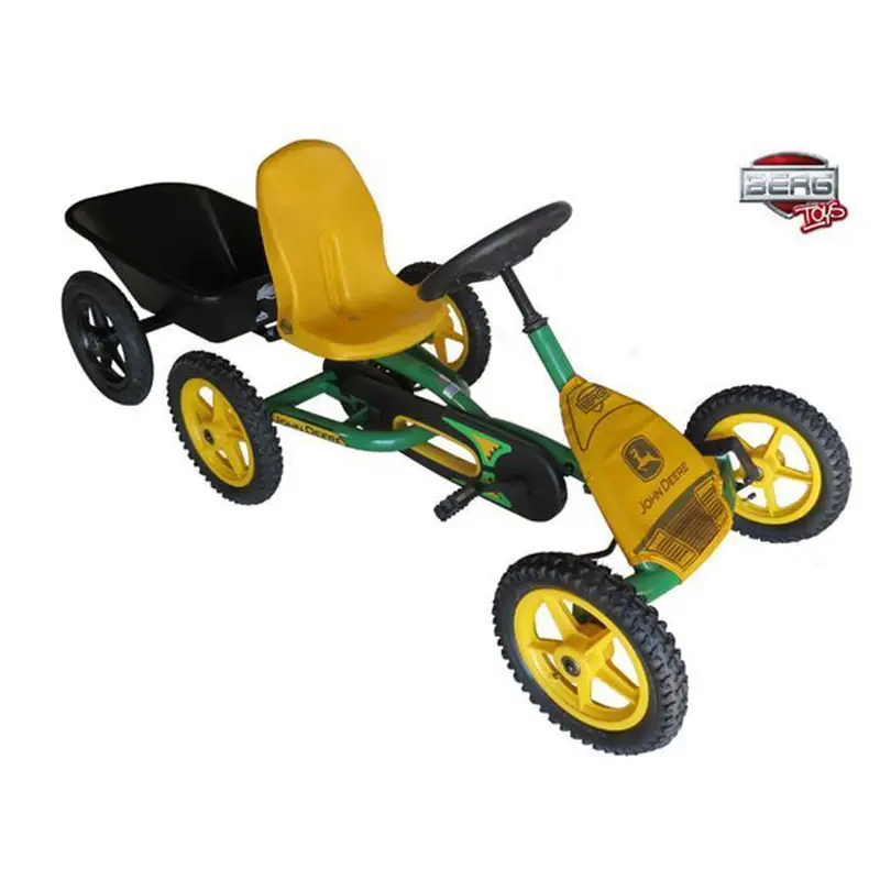 Pedal Kart with Trailer and Yellow Seat