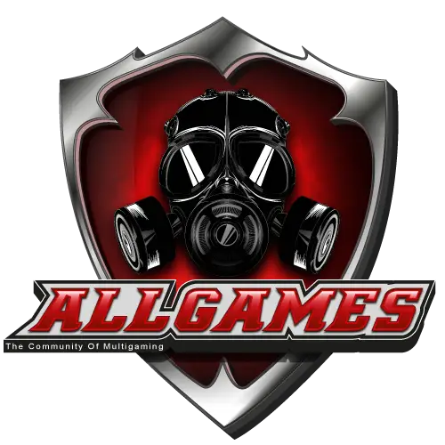 AllGames Community Logo with Gas Mask