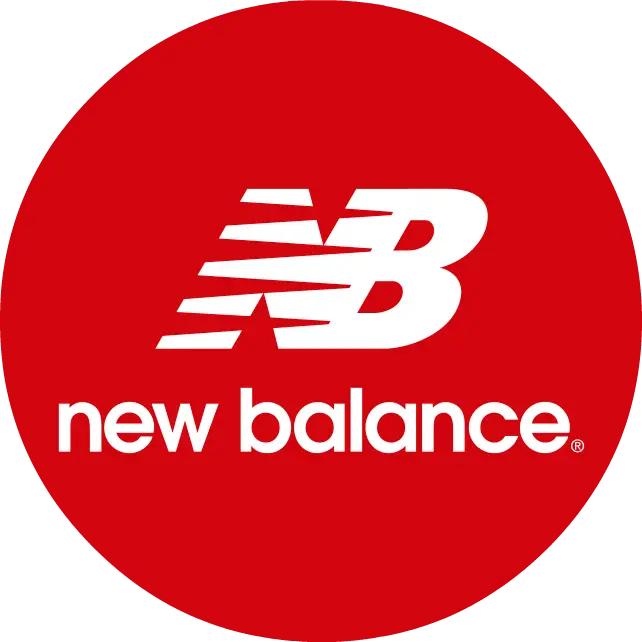New Balance Logo in Red Circle