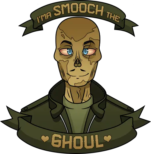 Ghoul Character with Banner