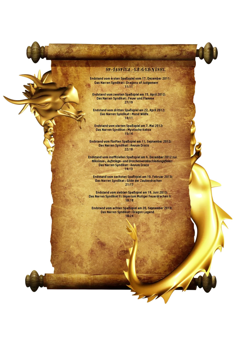 Golden Dragon Scroll with Ancient Text