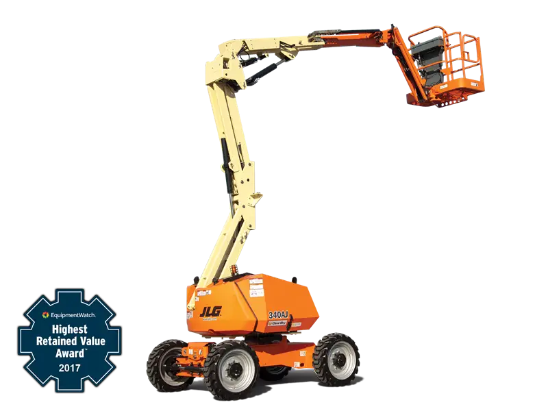 Orange Aerial Lift Machine for Construction
