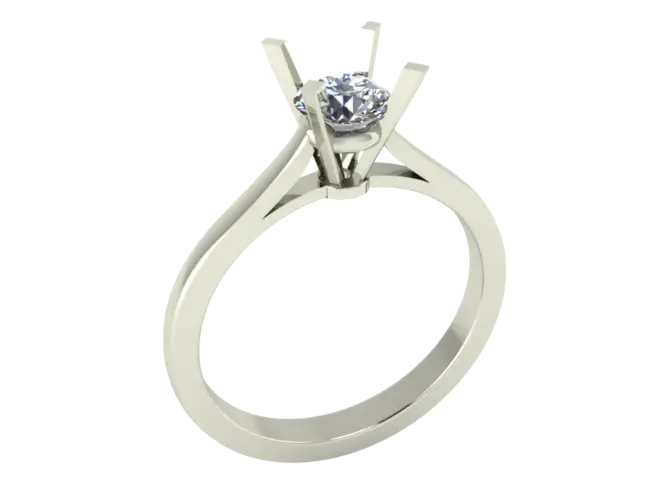 Diamond Engagement Ring with Elegant Setting