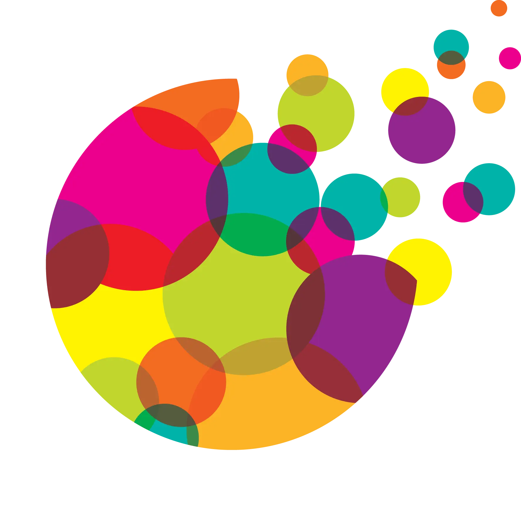 Colorful Abstract Circle Pattern