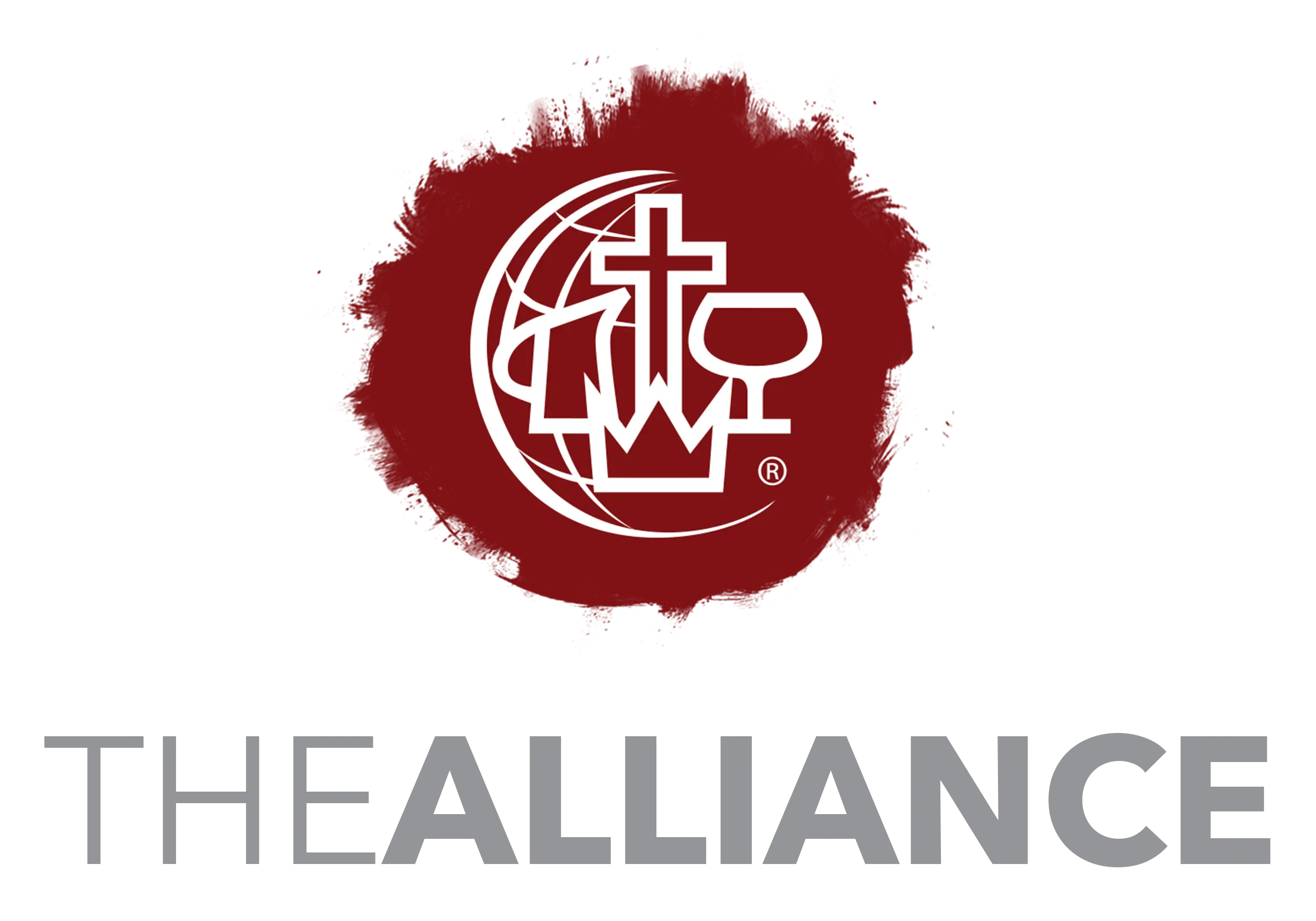 The Alliance Logo with Red Background