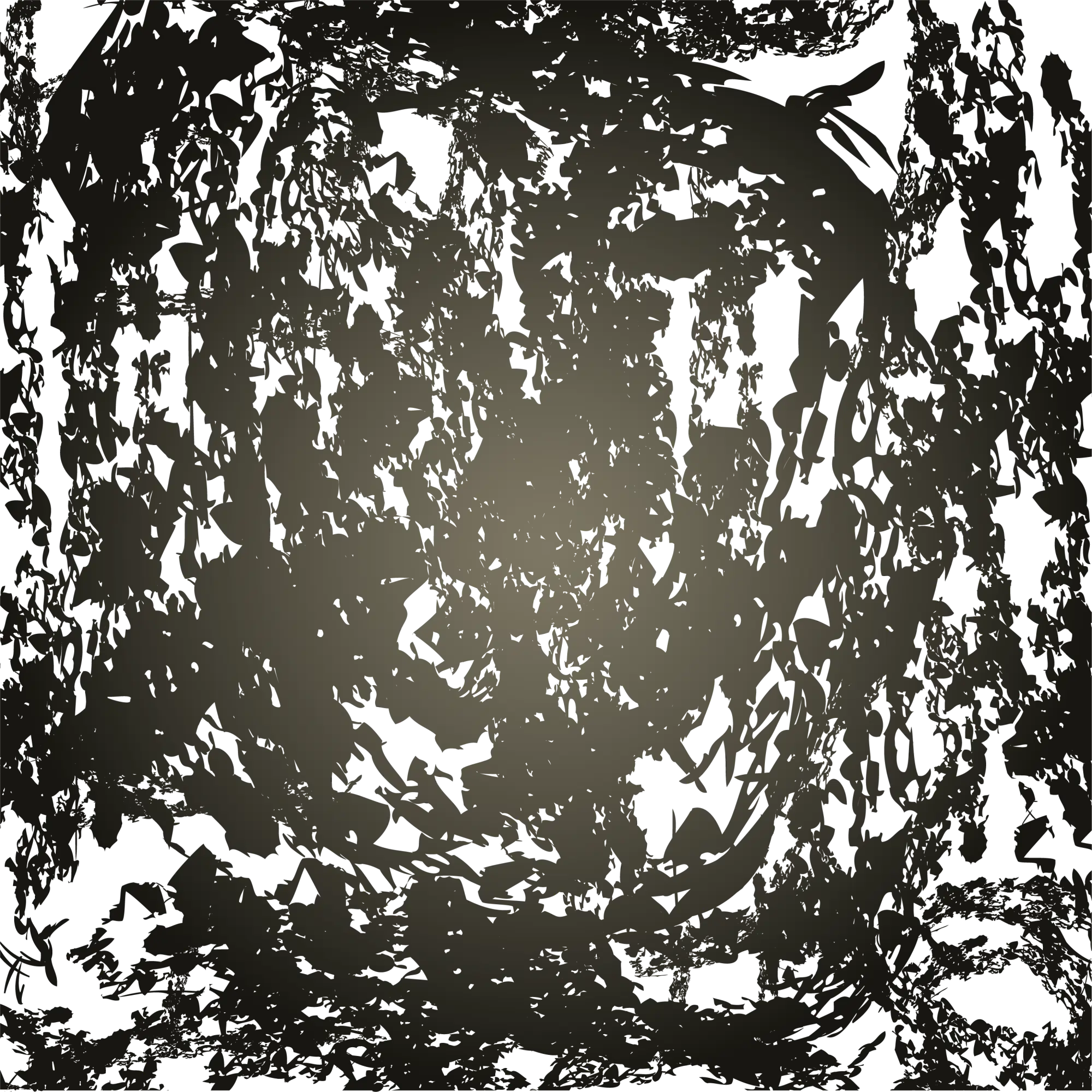 Black Abstract Art Pattern