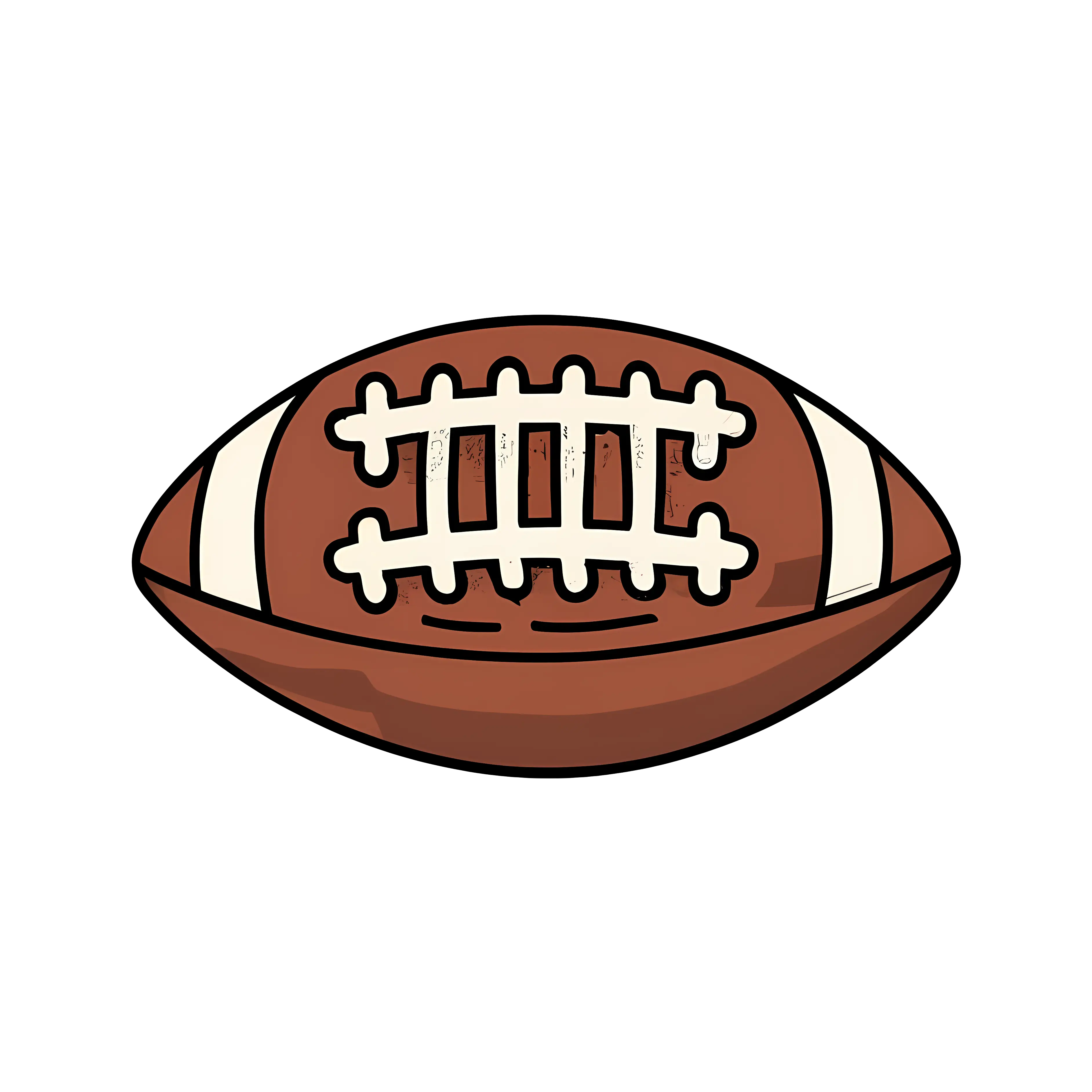 Classic American Football Design Illustration