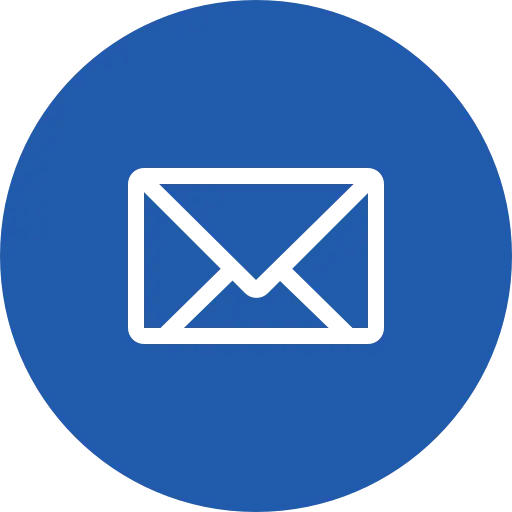 Blue Email Icon for Communication